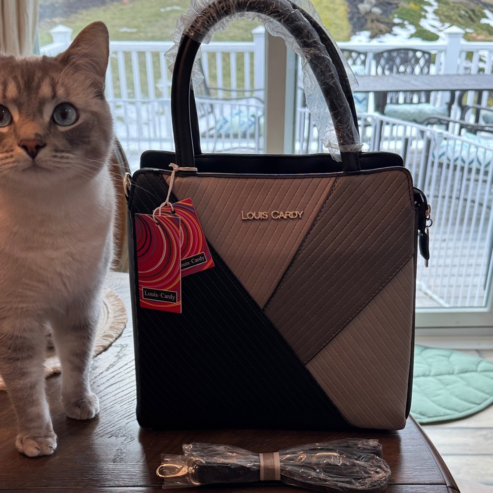 NWT vegan leather shoulder bag